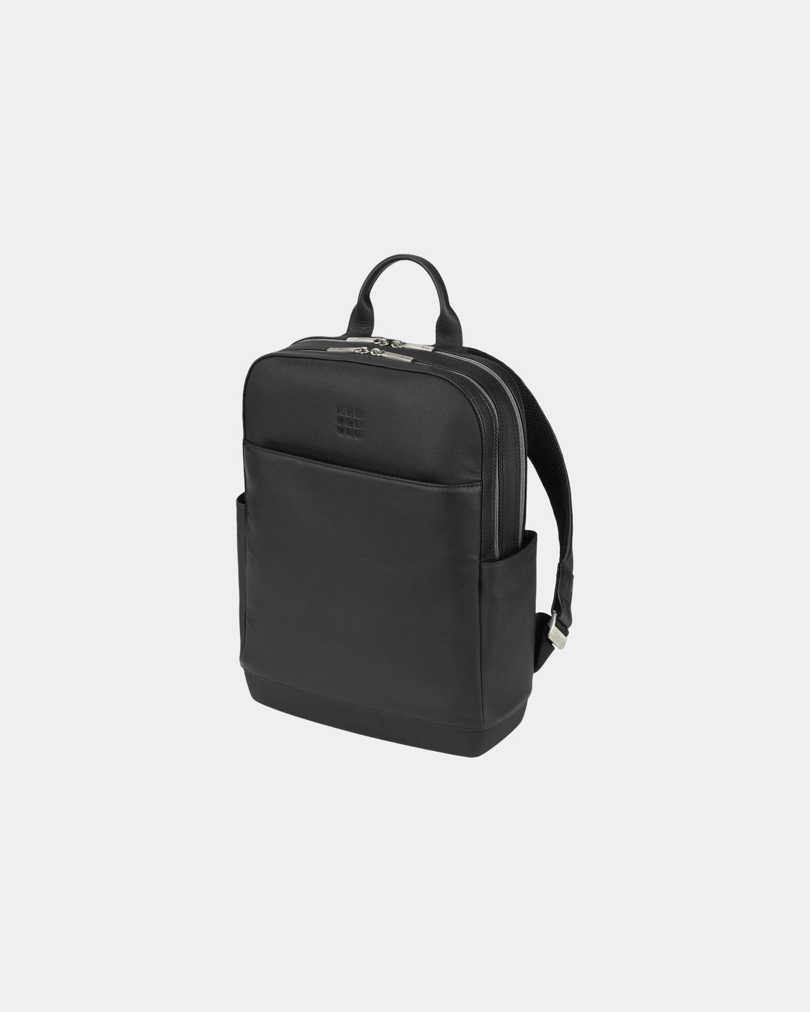 Rucksack Leder Moleskine Classic Pro zum Personalisieren - Schwarz