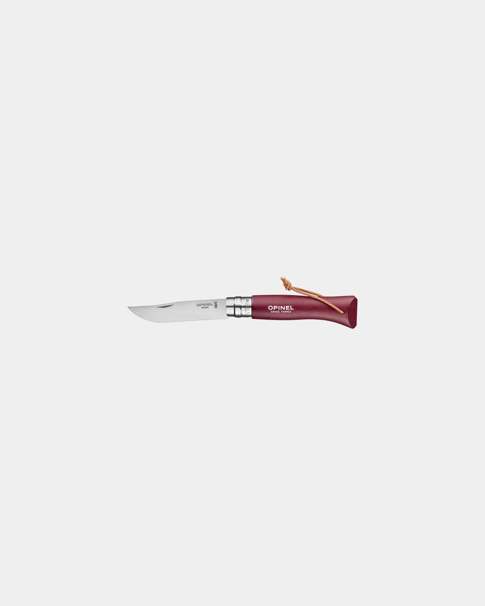 Messer Edelstahl Opinel N°06 Baroudeur zum Personalisieren - Rot