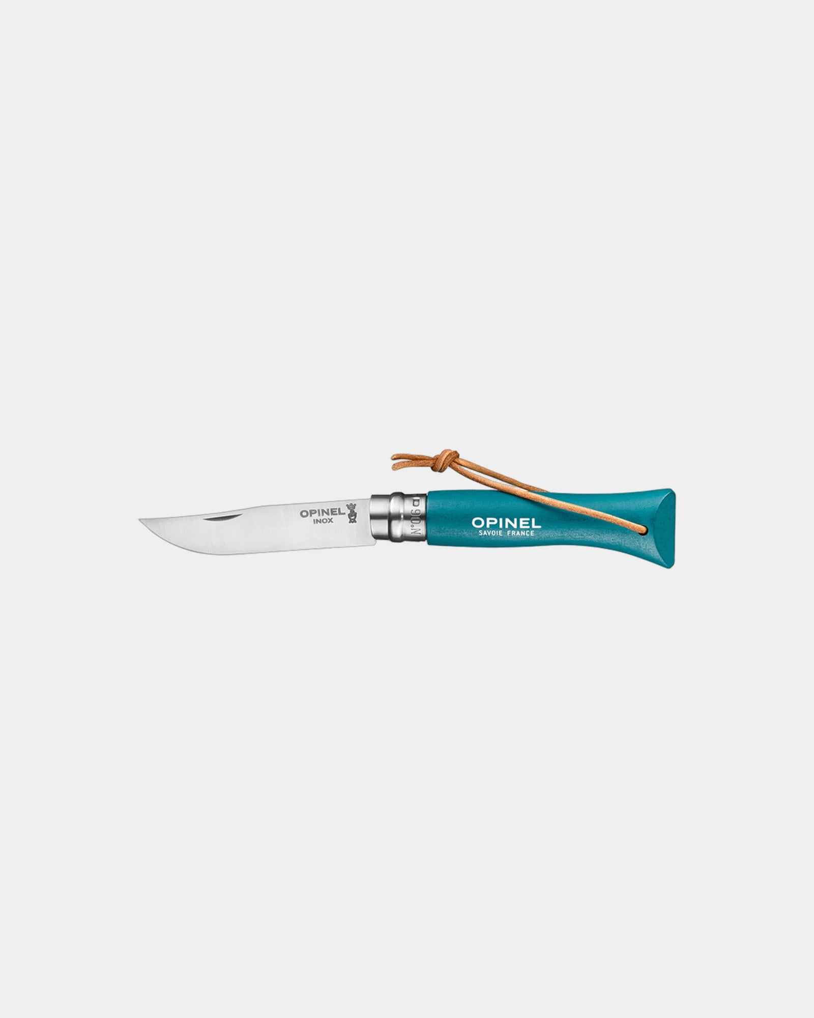 Couteau acier inoxydable Opinel N°06 Baroudeur à personnaliser - Blue
