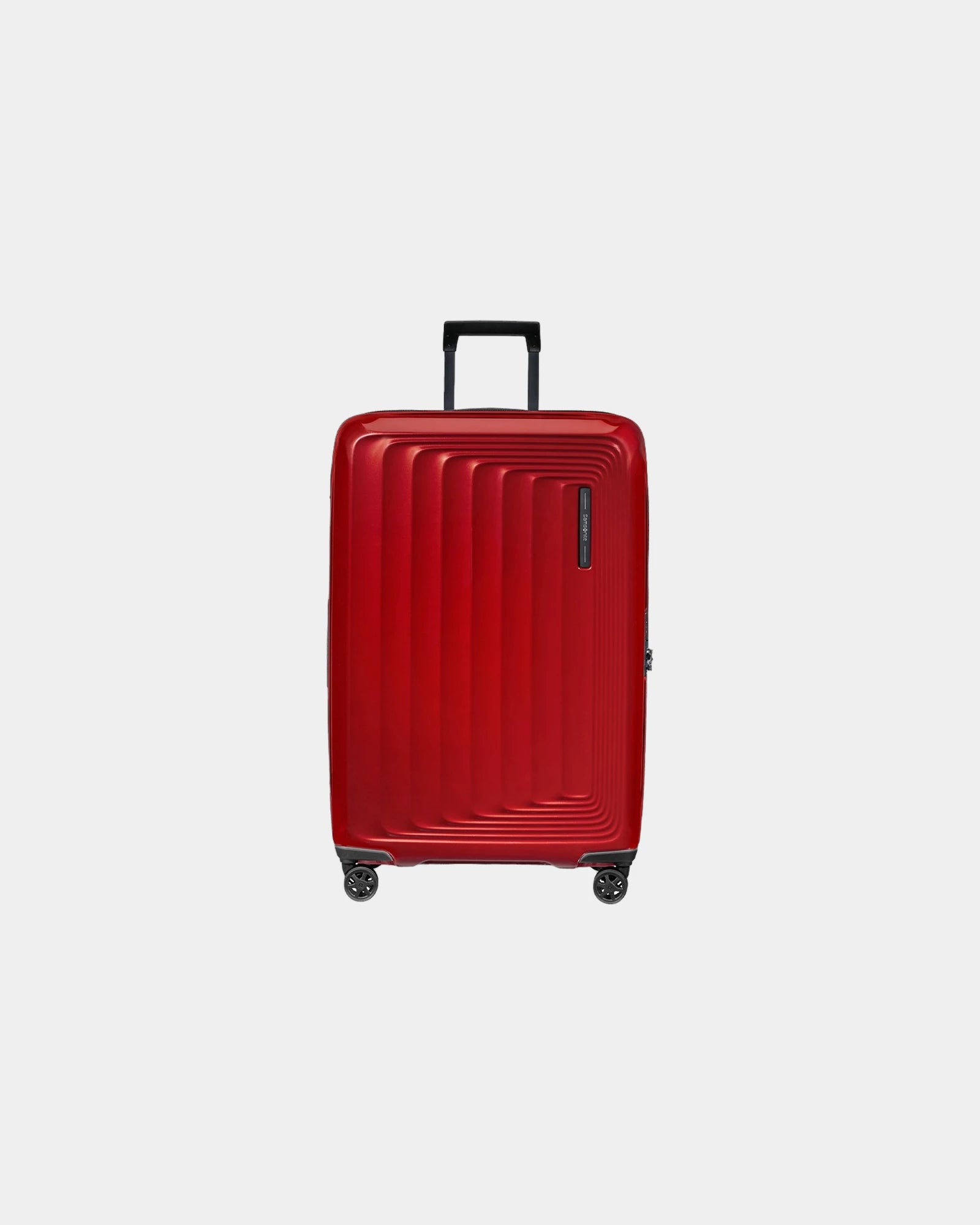 Koffer Polycarbonat Samsonite Nuon zum Personalisieren - Rot