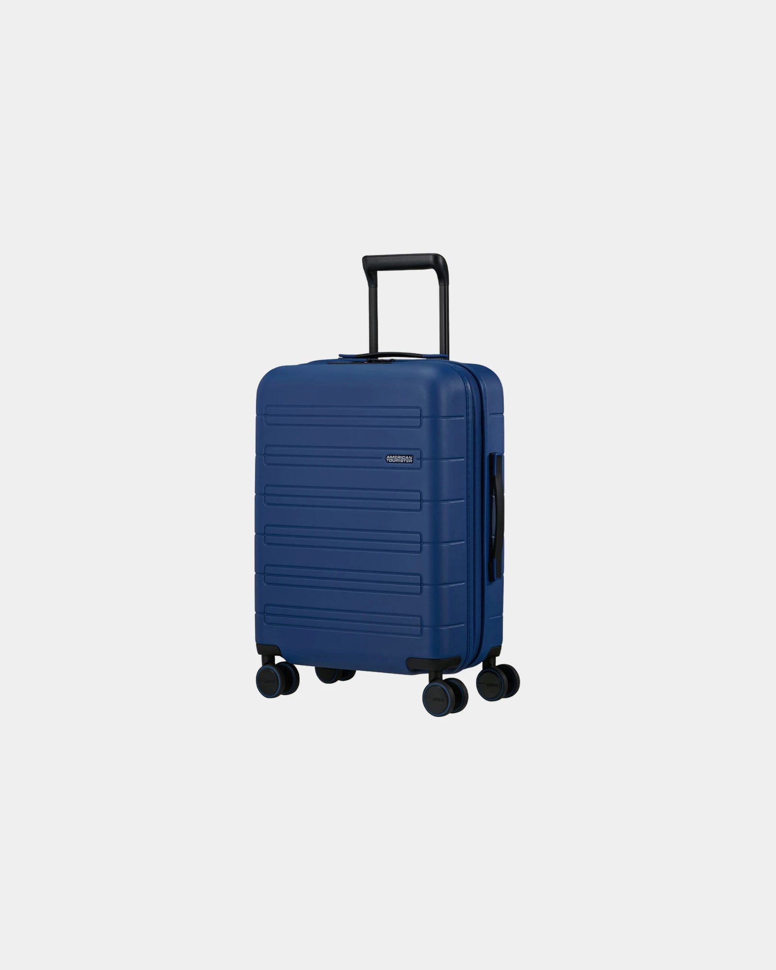 Koffer 4 Rollen Polycarbonat American Tourister Novastream zum Personalisieren - Marineblau