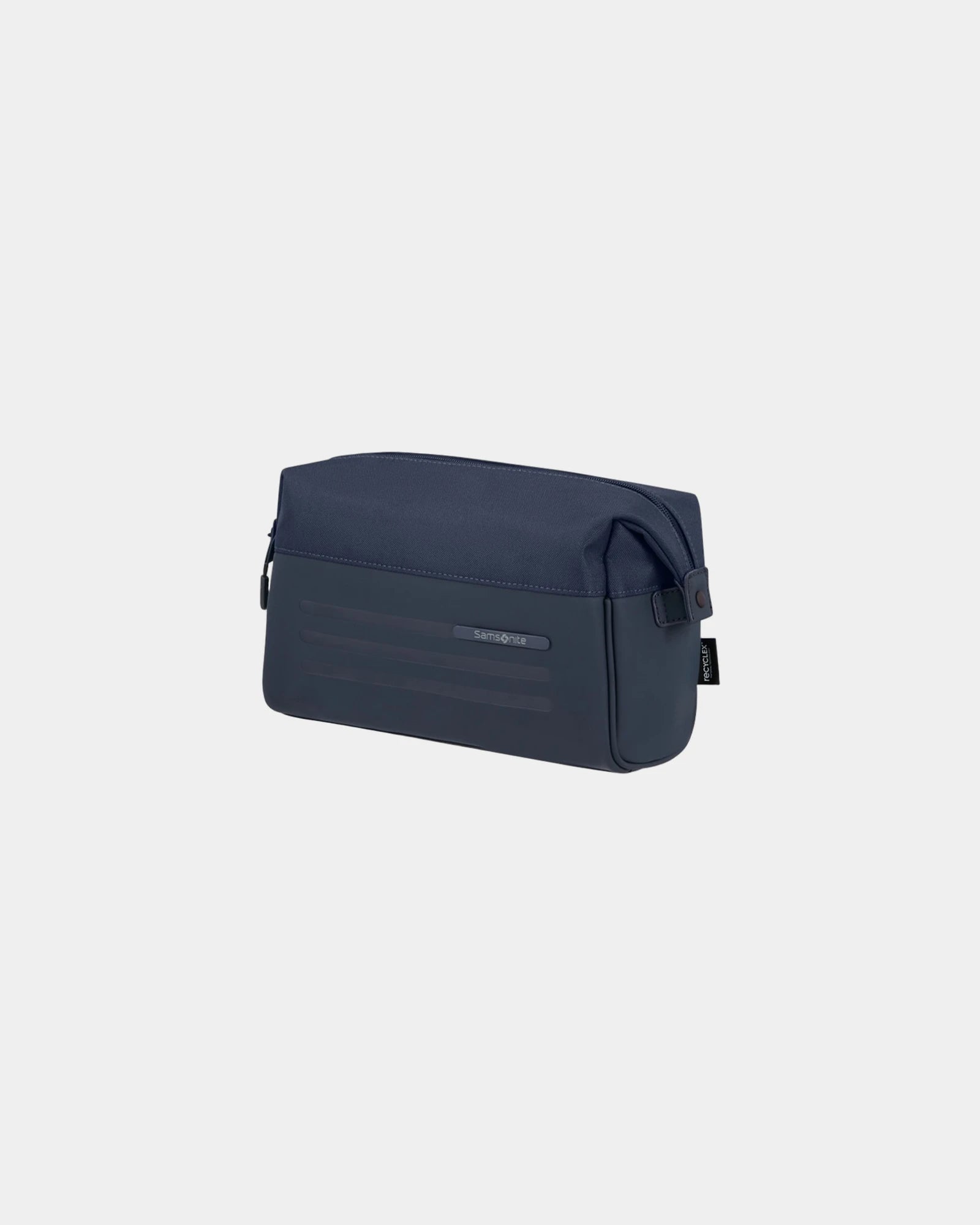 Kosmetiktasche RPET Samsonite StackD 15 x 26 x 11 cm zum Personalisieren - Marineblau