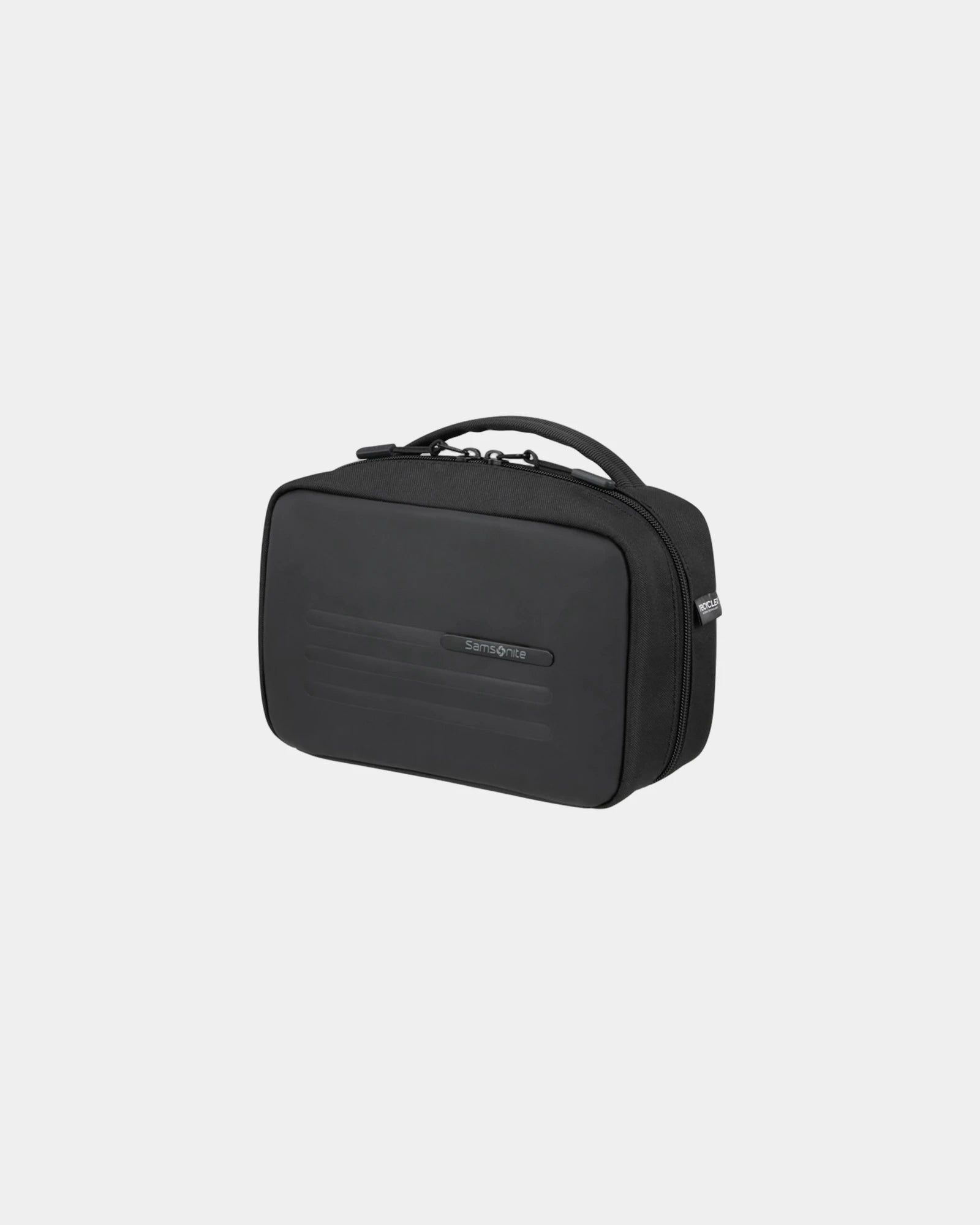 Kosmetiktasche RPET Samsonite StackD 15 x 26 x 11 cm zum Personalisieren - Schwarz