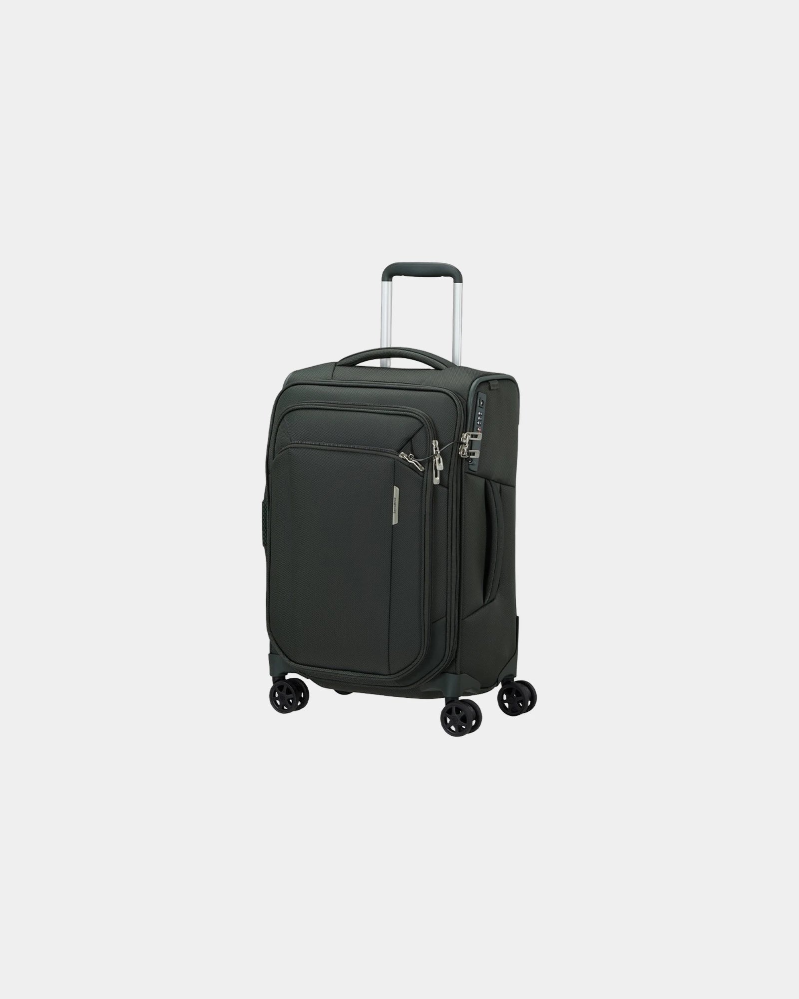 Koffer recycelt Samsonite Respark 55 cm zum Personalisieren - Dunkelgrün