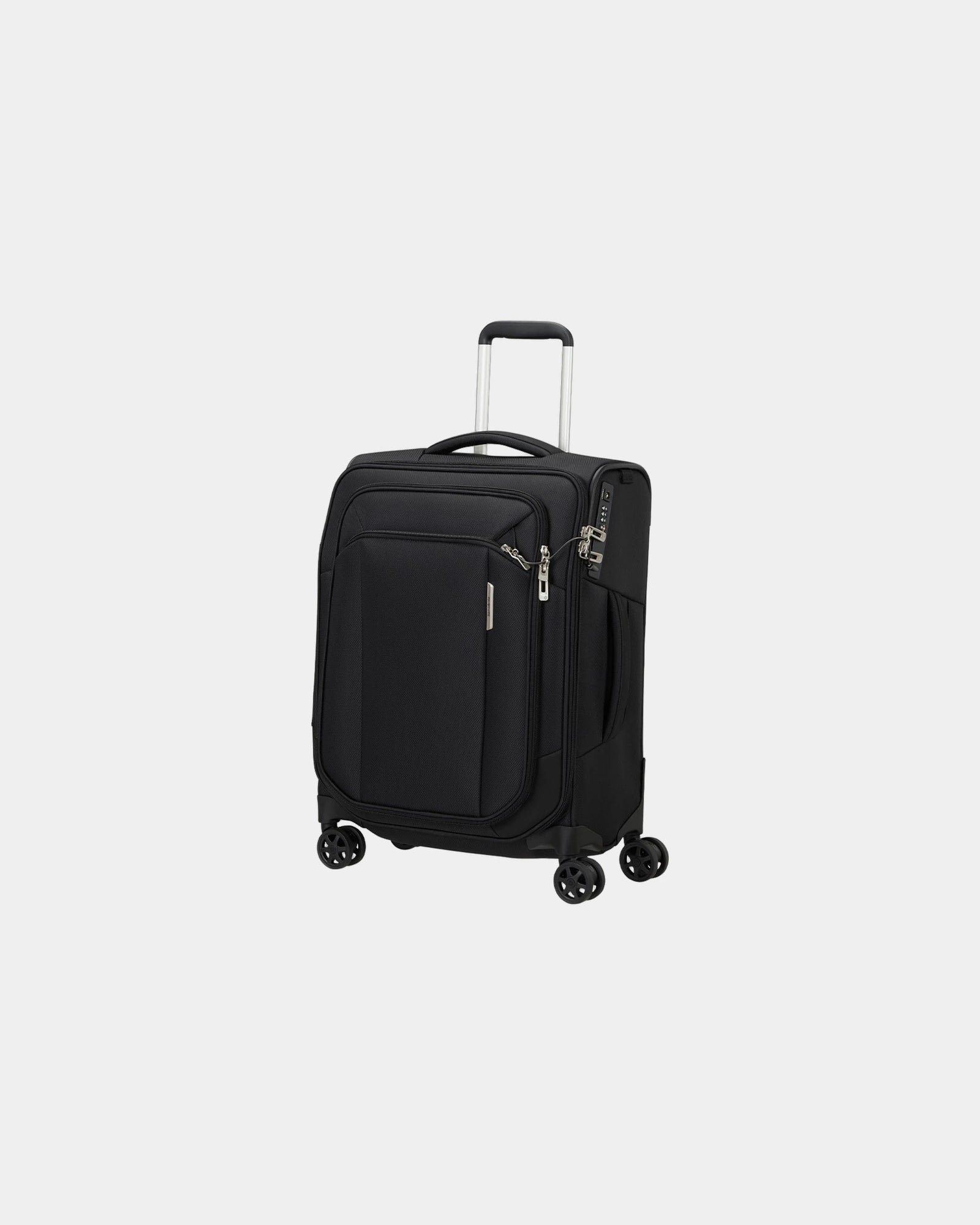 Koffer recycelt Samsonite Respark 55 cm zum Personalisieren - Schwarz