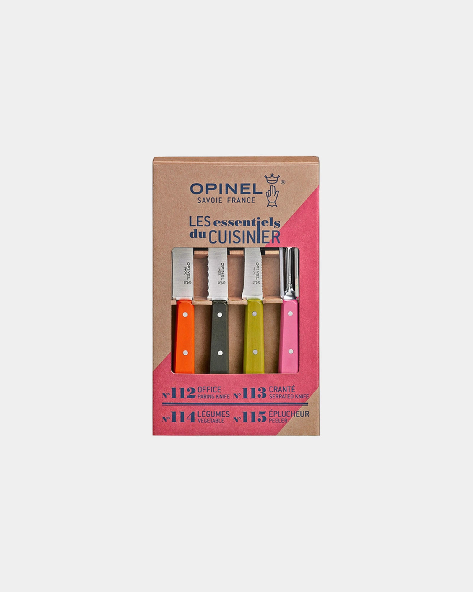 Coffret Les Essentiels Fifties Opinel zum Personalisieren - Orange