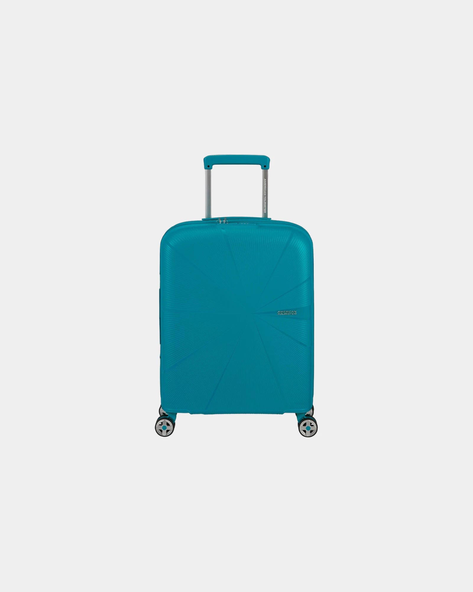 Koffer 4 Räder 55 cm American Tourister Starvibe zum Personalisieren - Türkisblau