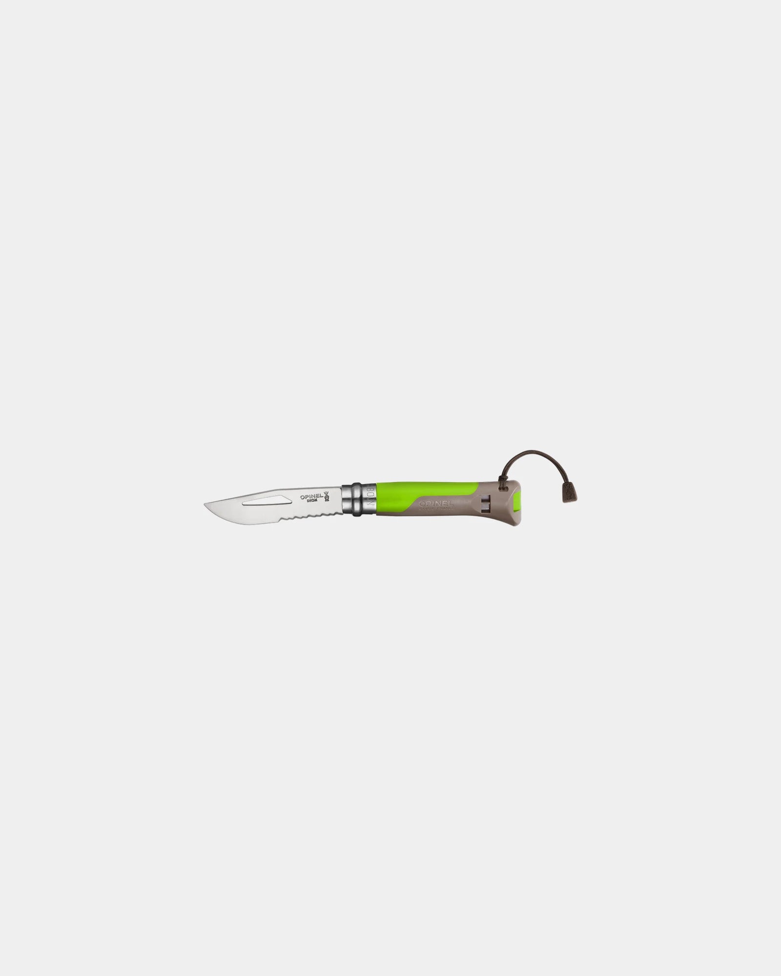 Outdoor-Messer Edelstahl Opinel N°08 zum Personalisieren - Grün