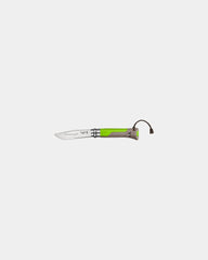 Outdoor-Messer Edelstahl Opinel N°08 zum Personalisieren - Grün