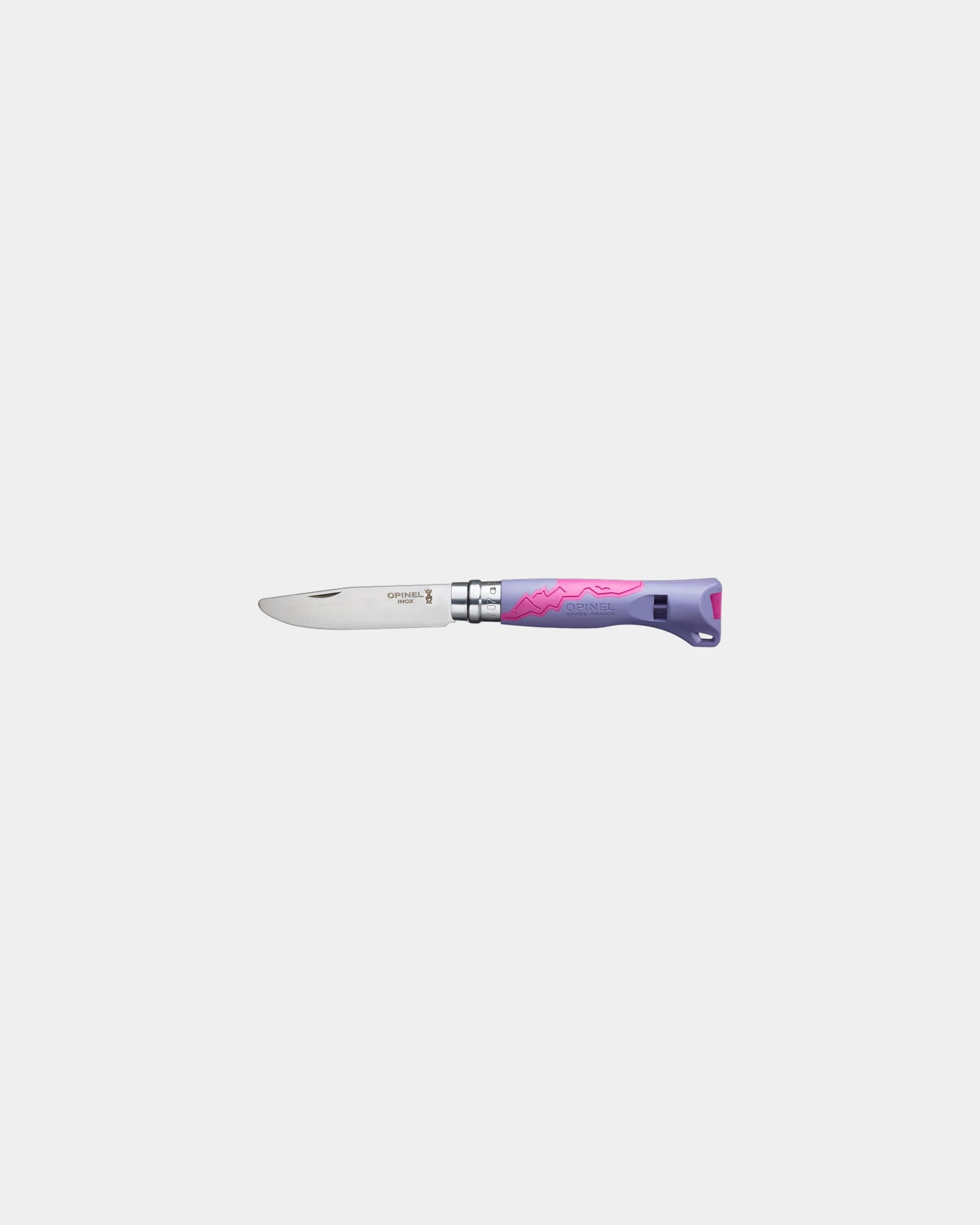 Outdoor-Messer Edelstahl Opinel N°08 zum Personalisieren - Lila