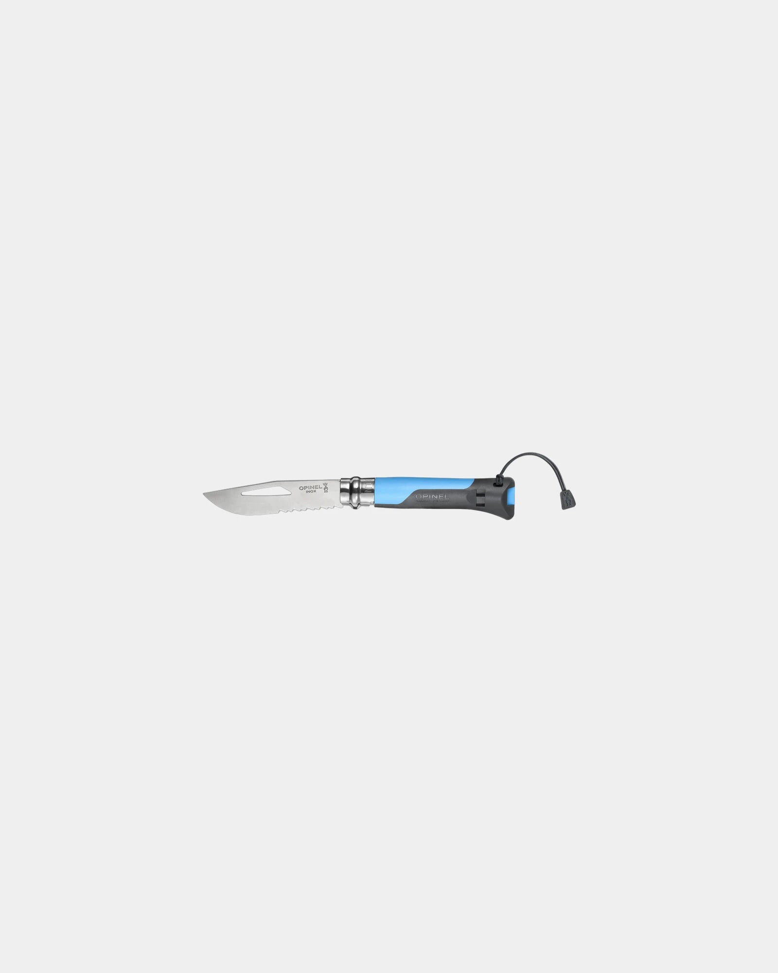 Outdoor-Messer Edelstahl Opinel N°08 zum Personalisieren - Blau