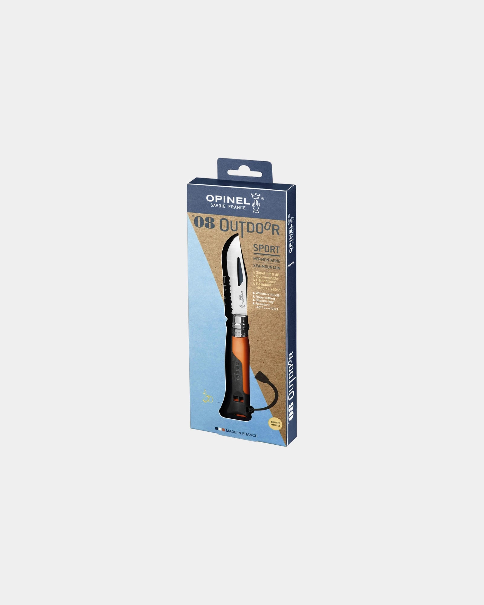 Outdoor-Messer Edelstahl Opinel N°08 zum Personalisieren - 6