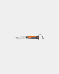 Outdoor-Messer Edelstahl Opinel N°08 zum Personalisieren - Orange