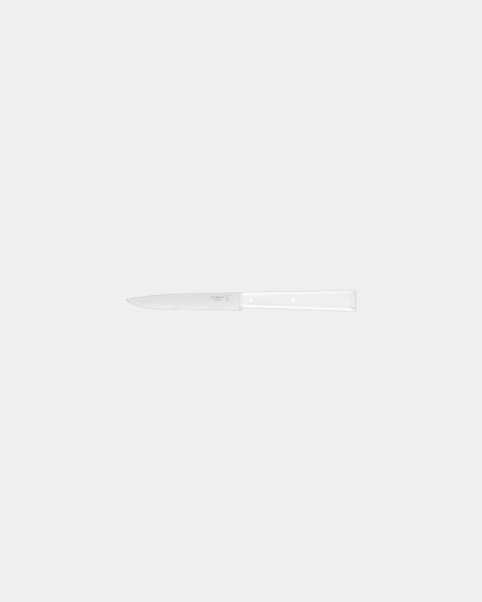 Tischmesser Edelstahl Opinel N°125 zum Personalisieren - Weiß