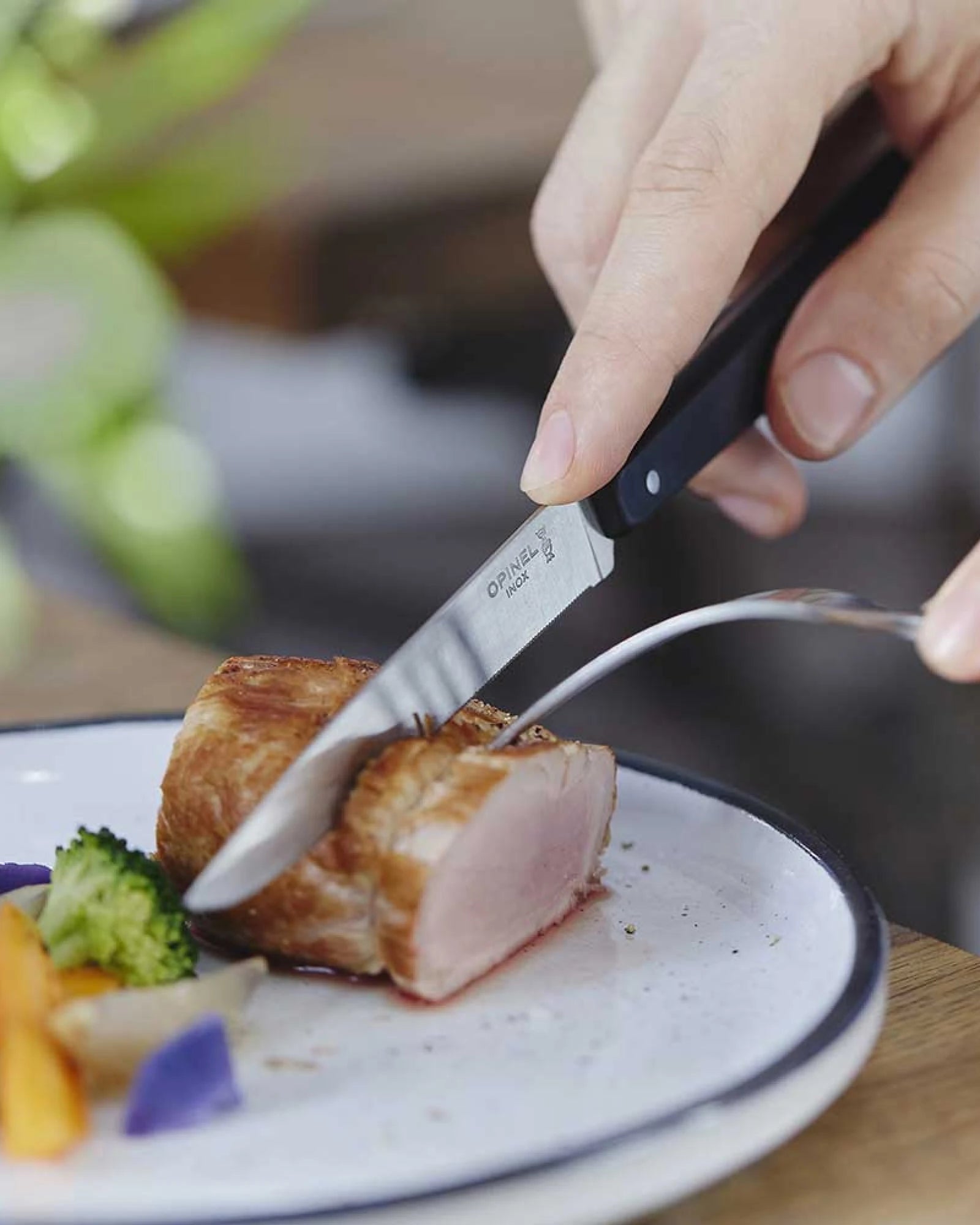 Tischmesser Edelstahl Opinel N°125 pro zum Personalisieren - 2