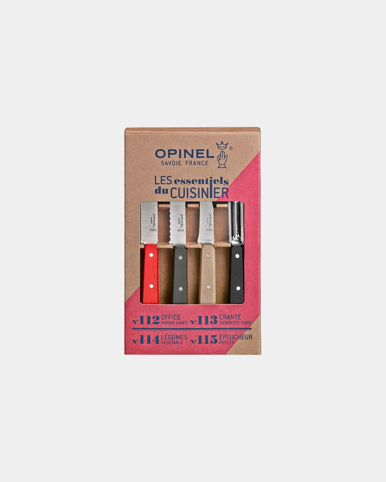 Coffret Les Essentiels Opinel zum Personalisieren - Rot