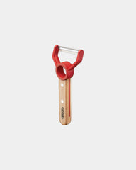 Sparschäler Edelstahl Opinel Le Petit Chef zum Personalisieren - Rot