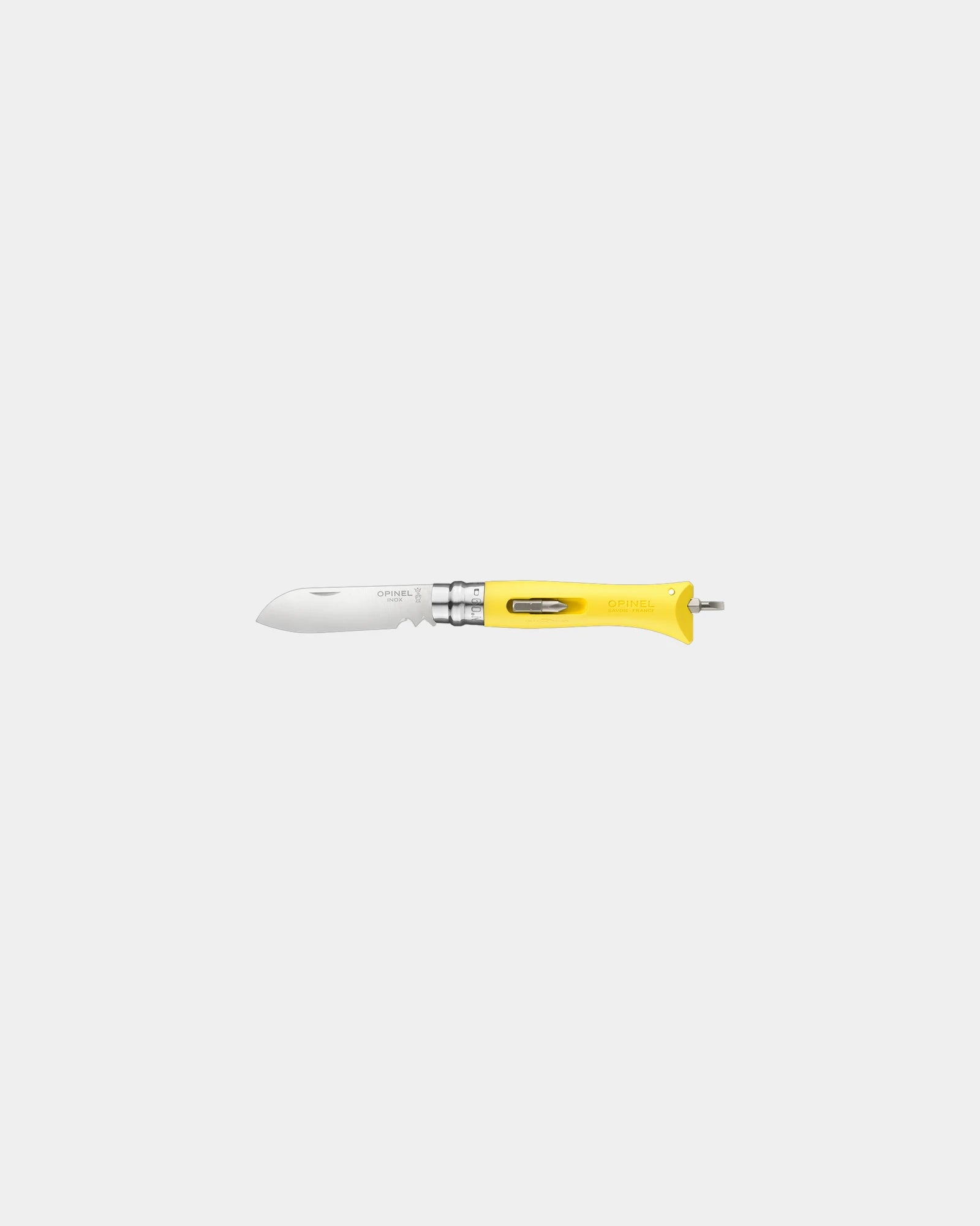 Multifunktionsmesser Edelstahl Opinel N°09 zum Personalisieren - Gelb