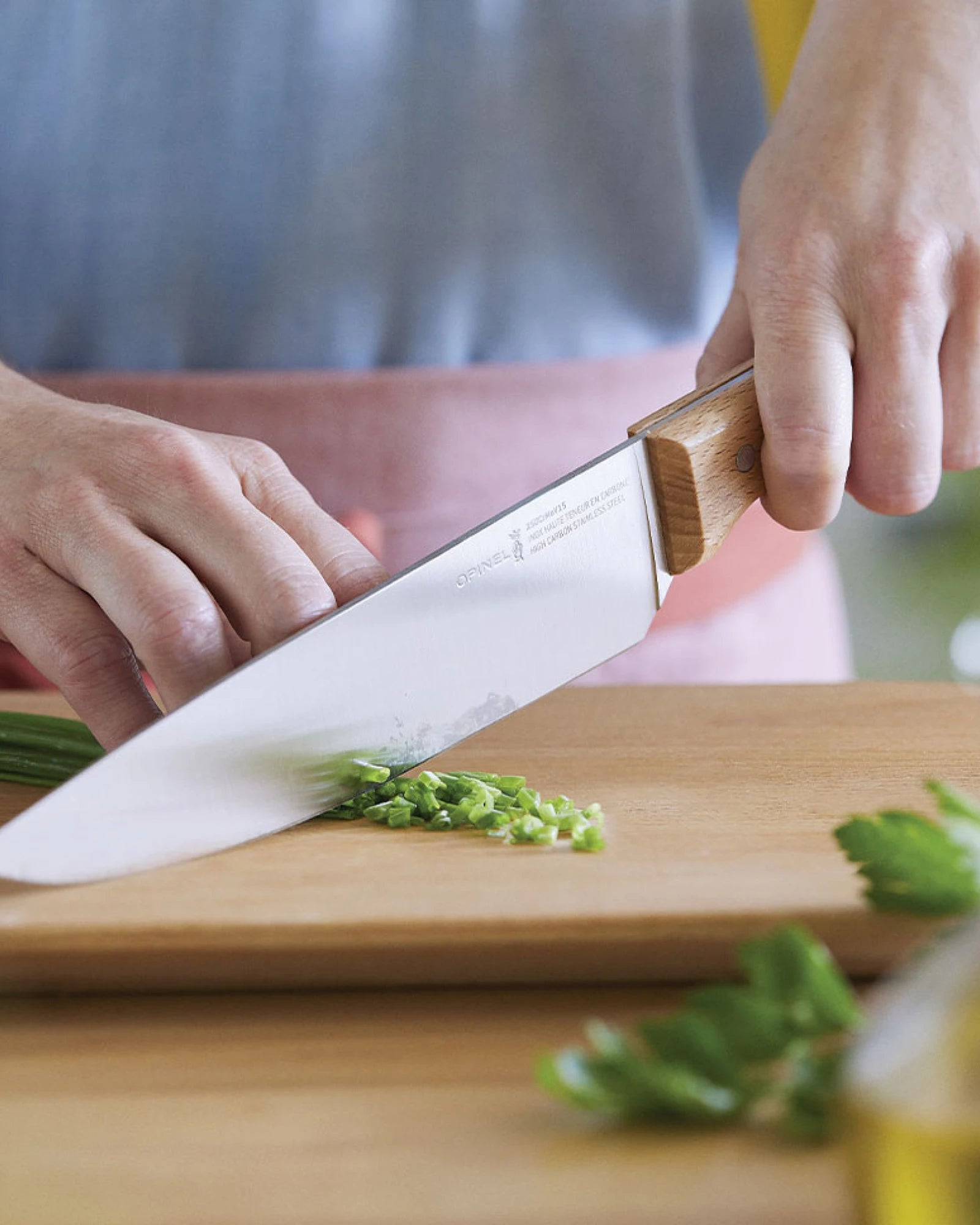 Küchenmesser Edelstahl Opinel N°118 zum Personalisieren - 2
