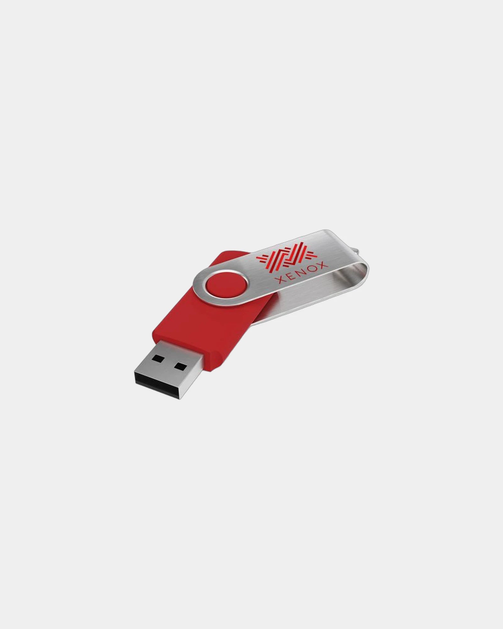 USB-Stick 360° drehbar Twister zum Personalisieren - Rot