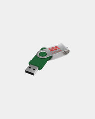 USB-Stick 360° drehbar Twister zum Personalisieren - Grün