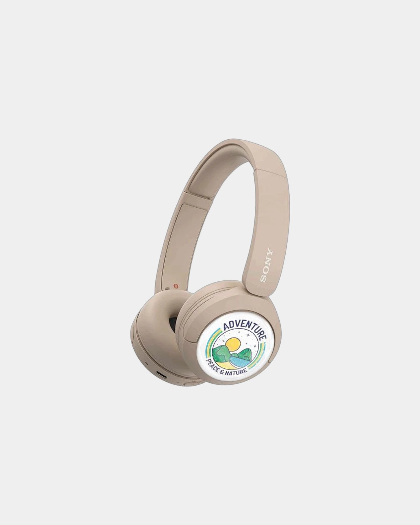 Kopfhörer kabellos Sony WH-CH520 zum Personalisieren - Beige