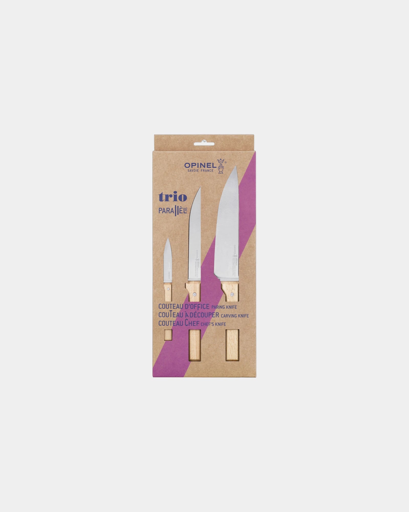 Küchenmesser-Set Edelstahl Opinel zum Personalisieren - 1