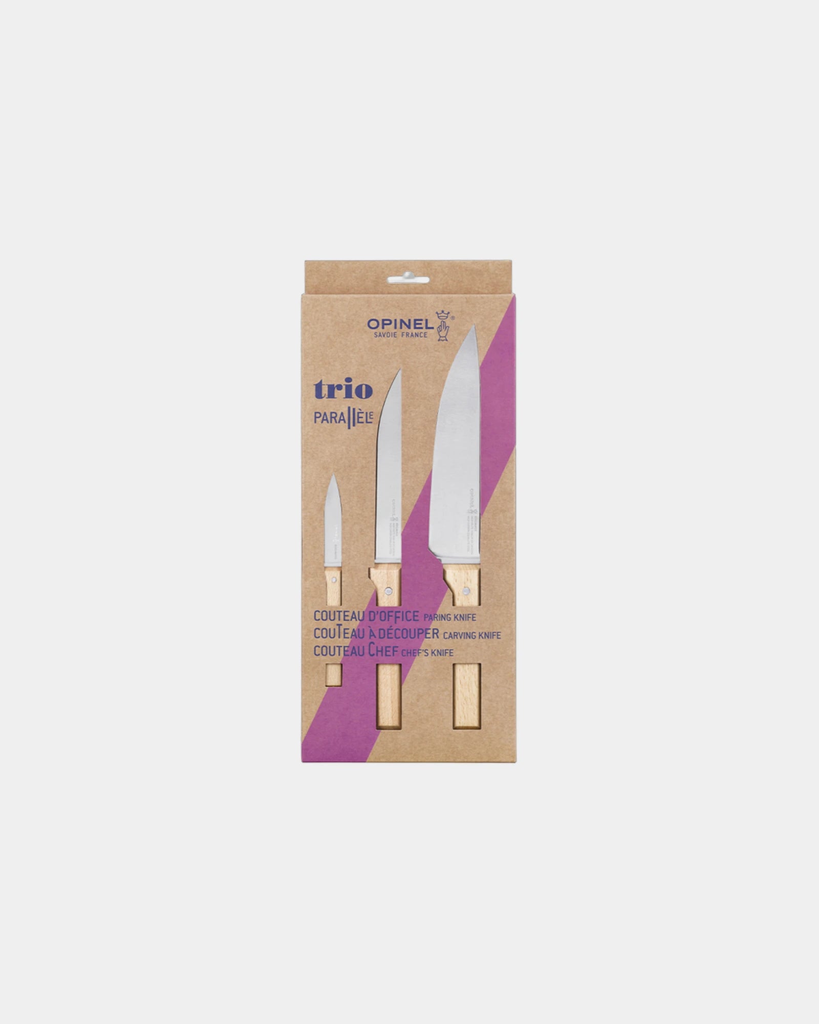 Küchenmesser-Set Edelstahl Opinel zum Personalisieren - Beige