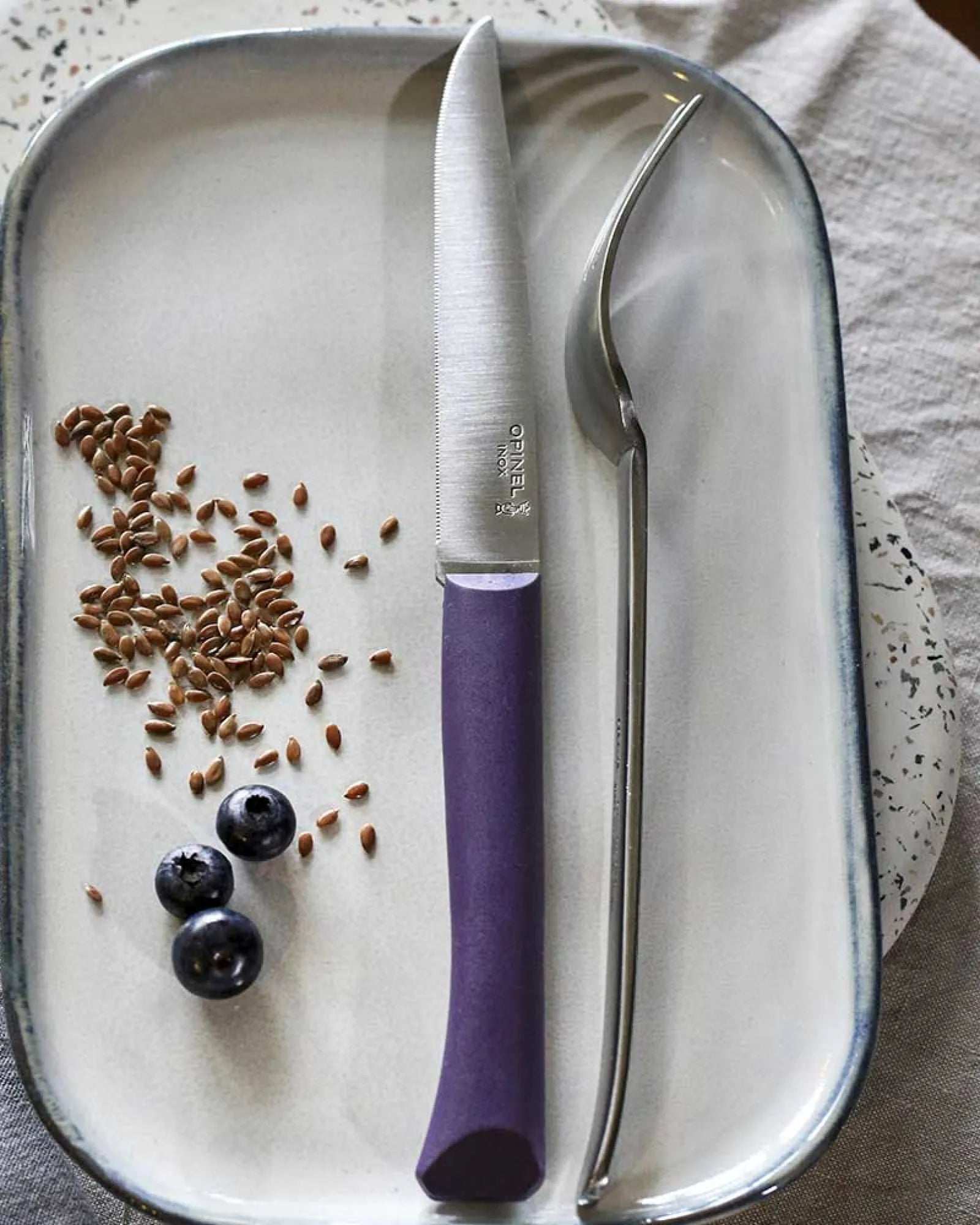 Tischmesser Edelstahl Opinel Guten Appetit + zum Personalisieren - 10