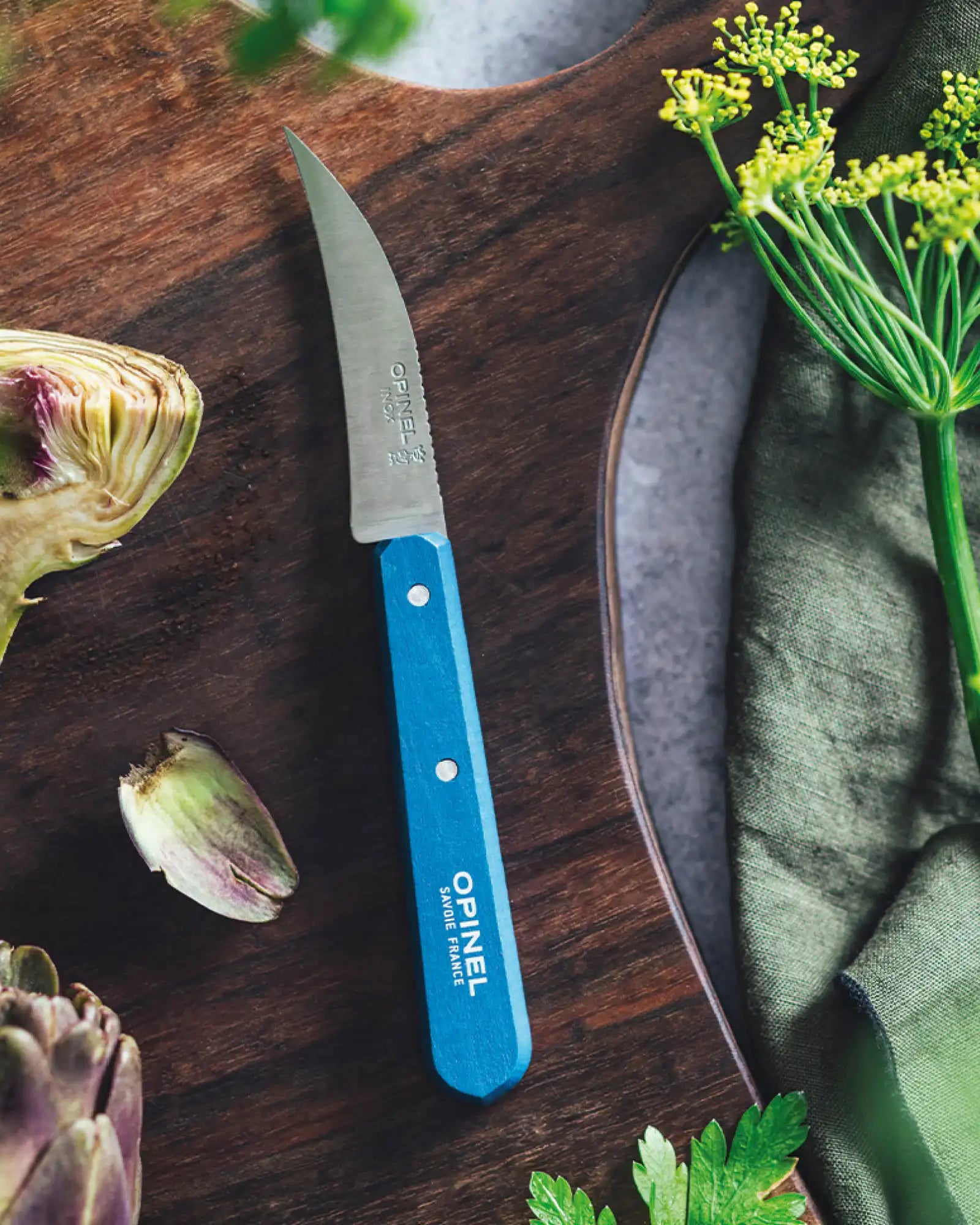 Gemüsemesser Edelstahl Opinel N°114 zum Personalisieren - 10