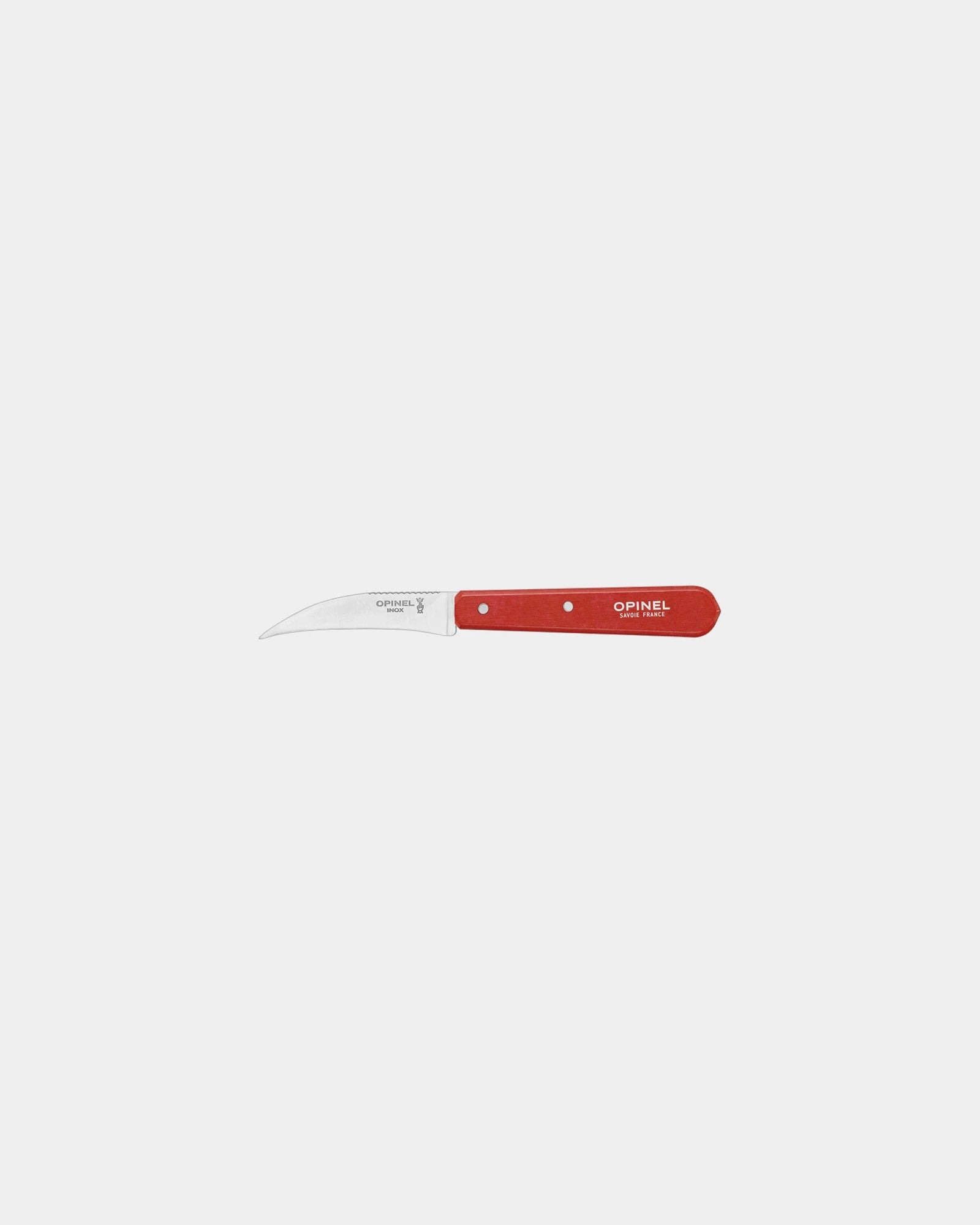 Gemüsemesser Edelstahl Opinel N°114 zum Personalisieren - Rot