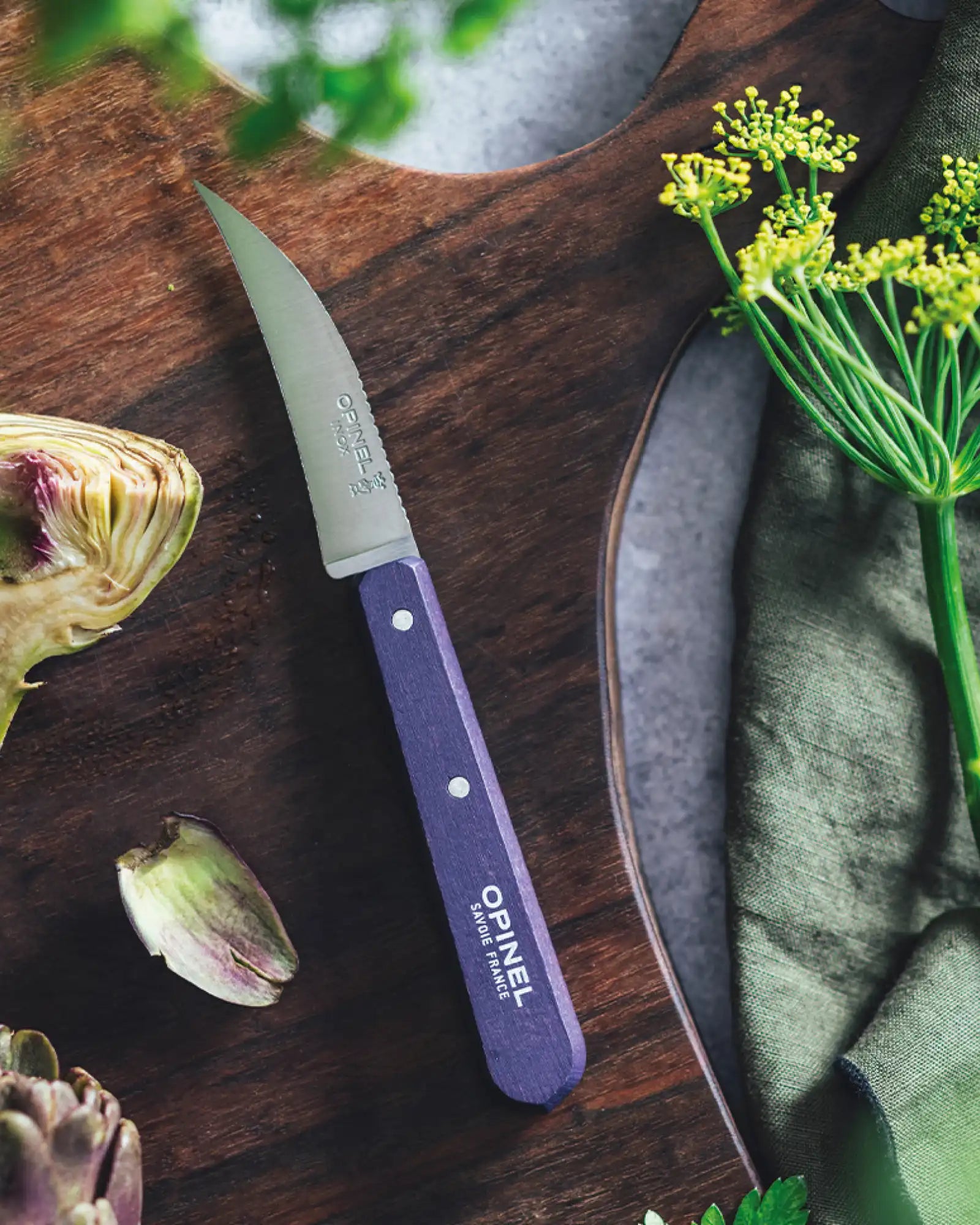 Gemüsemesser Edelstahl Opinel N°114 zum Personalisieren - 6