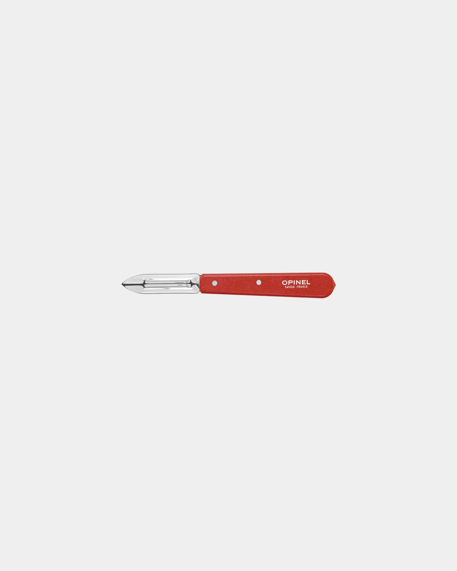 Sparschäler Edelstahl Opinel N°115 zum Personalisieren - Rot