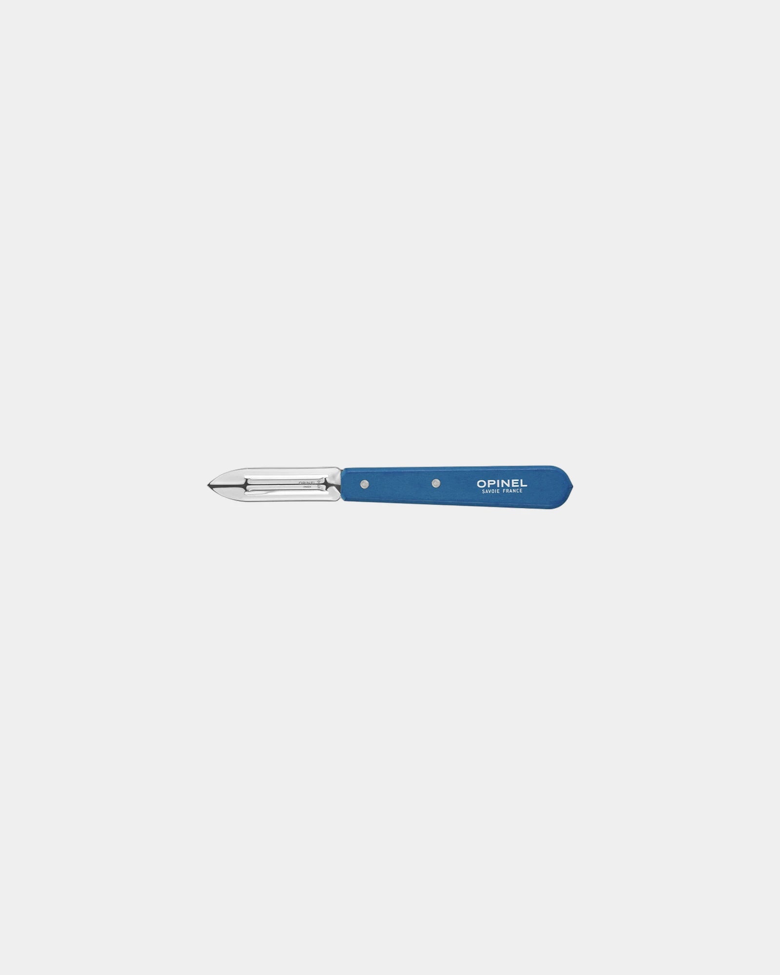 Sparschäler Edelstahl Opinel N°115 zum Personalisieren - Blau