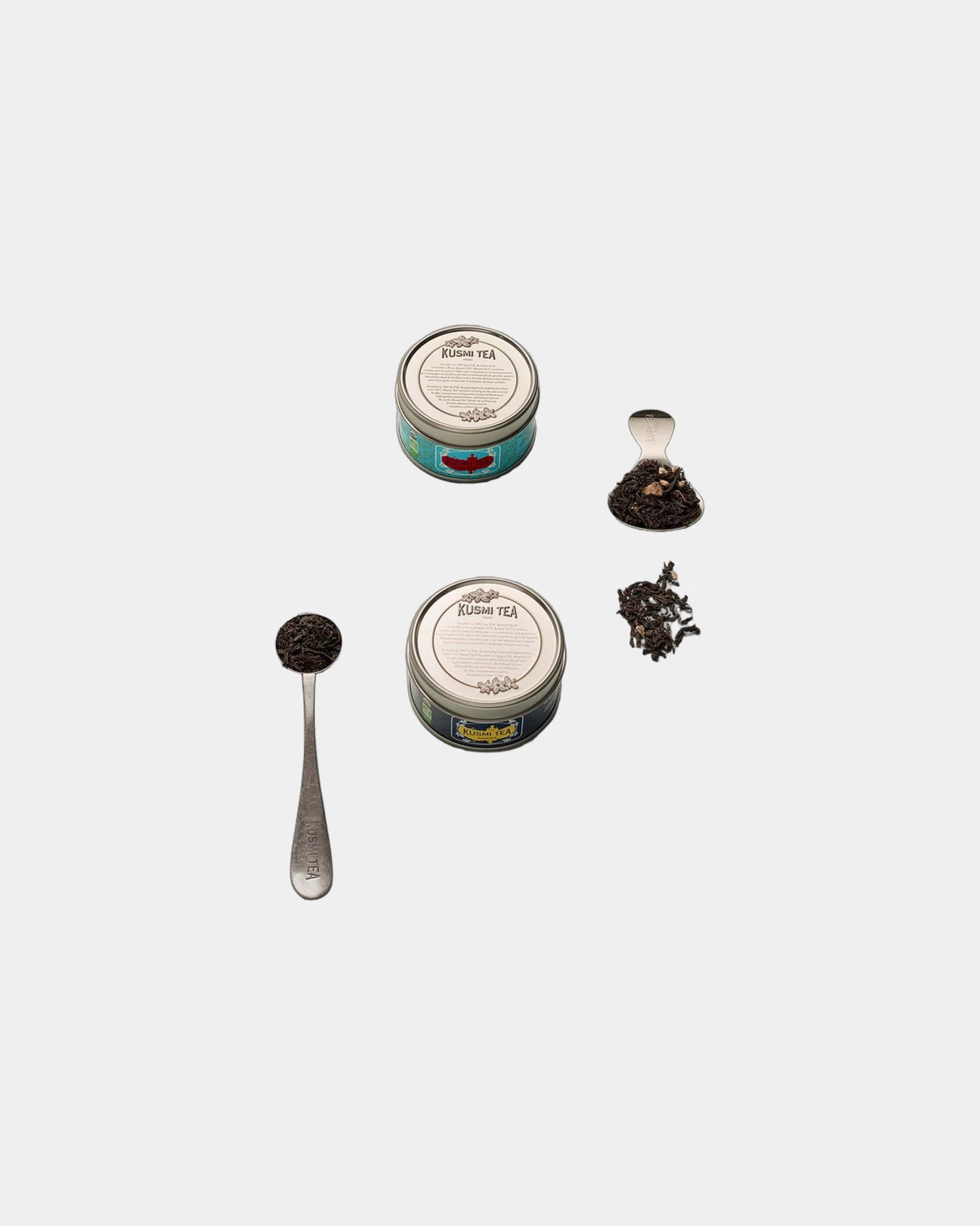 Coffret 2 Miniaturen Bio Kusmi Tea AquaRosa AquaSummer zum Personalisieren - 4