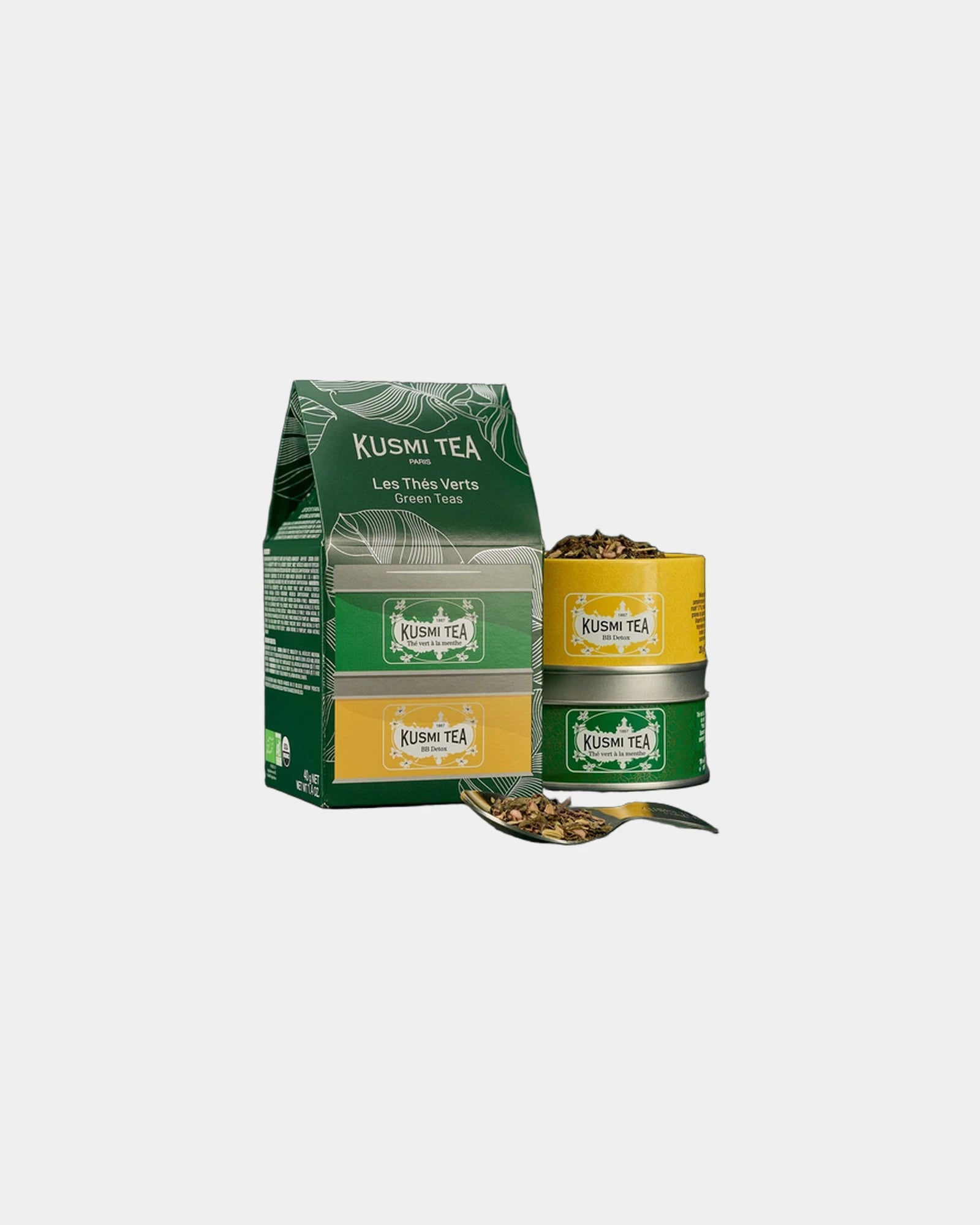 Coffret 2 Miniaturen Bio Kusmi Tea BB Detox zum Personalisieren - 2