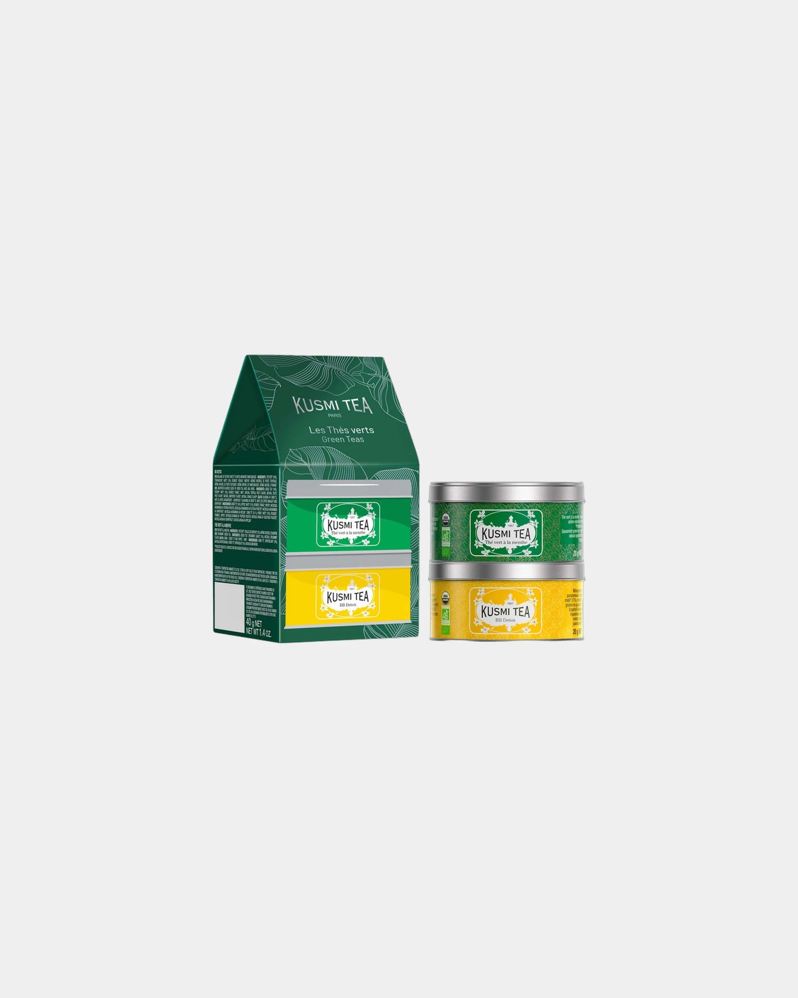 Coffret 2 Miniaturen Bio Kusmi Tea BB Detox zum Personalisieren - Nicht angegeben