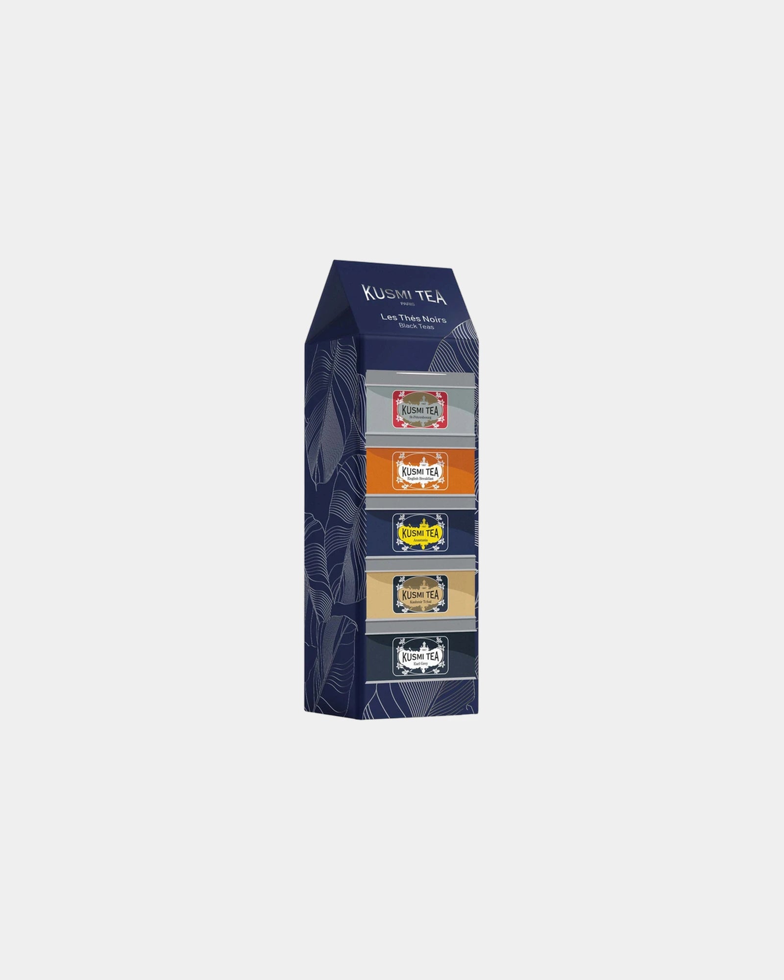 Bio-Schwarzer Tee Kusmi Tea Assortiment 5 Dosen 100g zum Personalisieren - Nicht angegeben