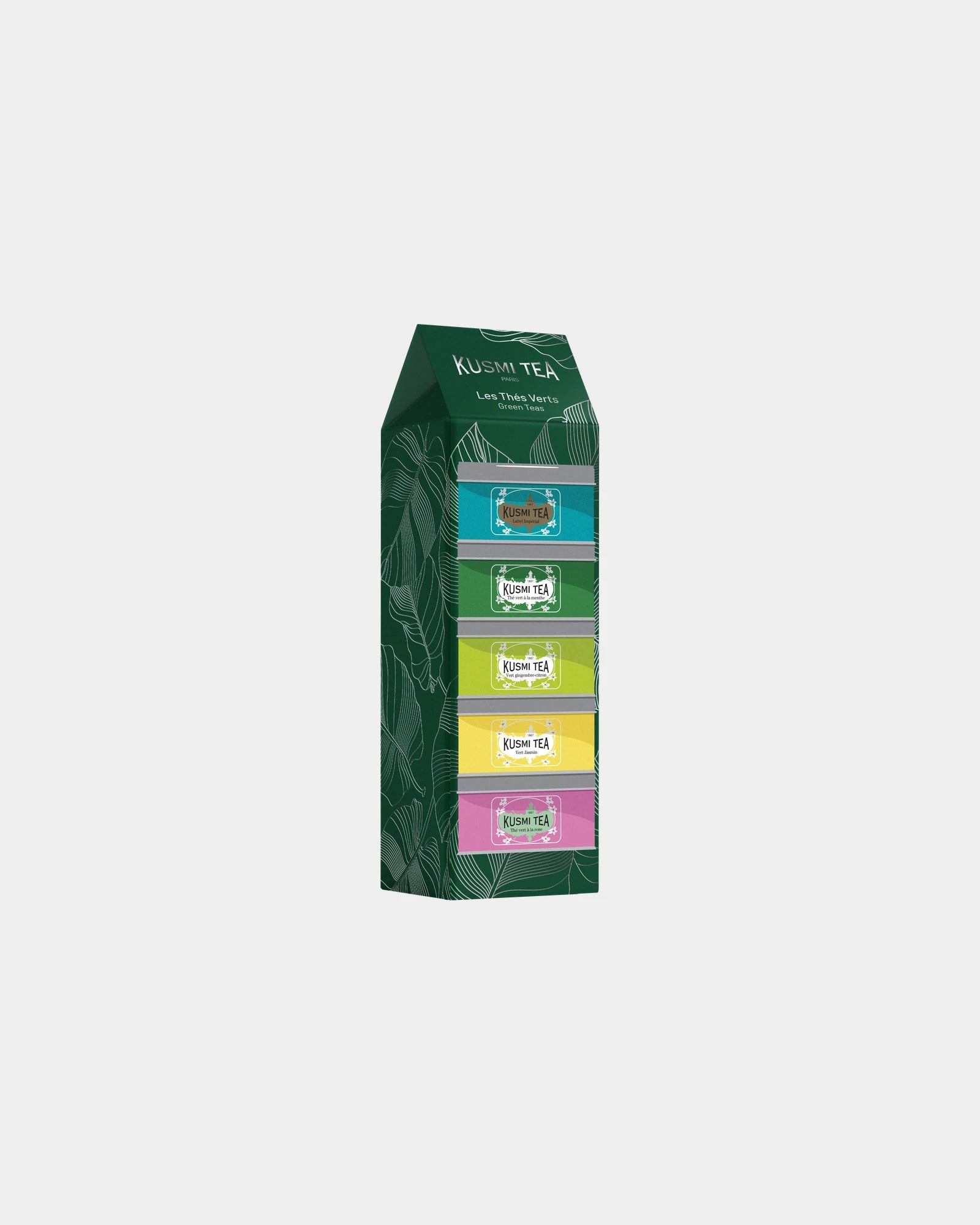 Bio-Grüner Tee Sortiment 5 Dosen Kusmi Tea zum Personalisieren - Nicht angegeben