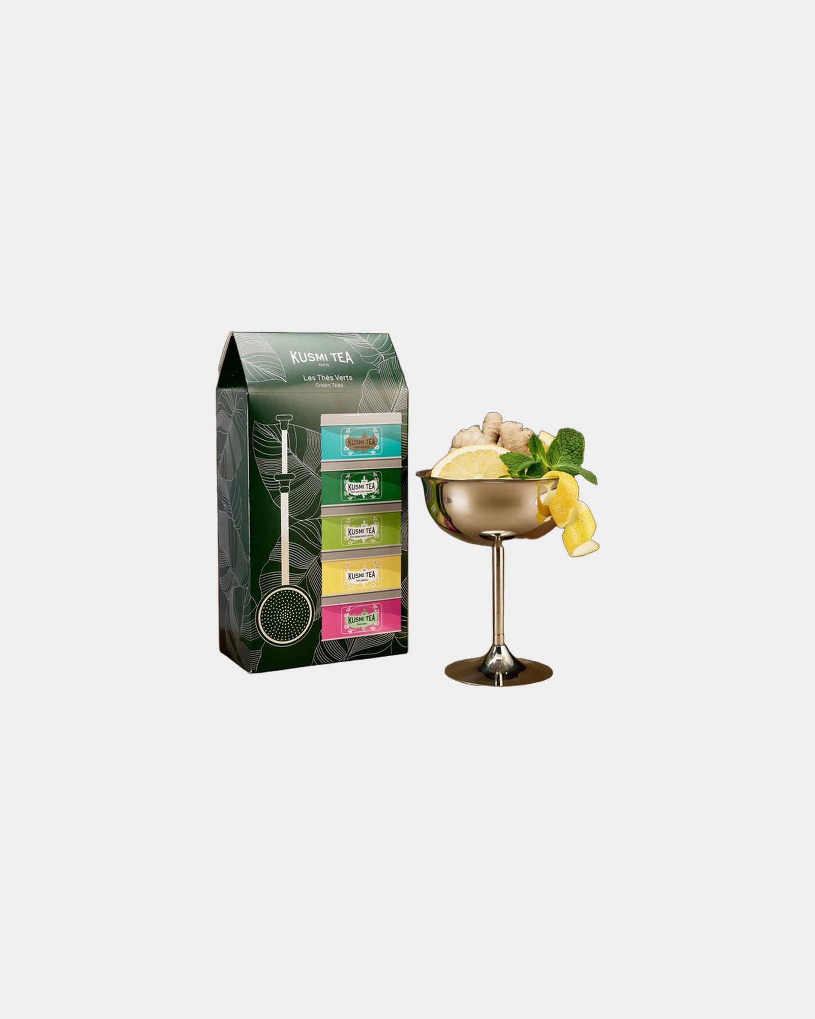 Coffret 5 Bio-Grüntees Kusmi Tea zum Personalisieren - 2