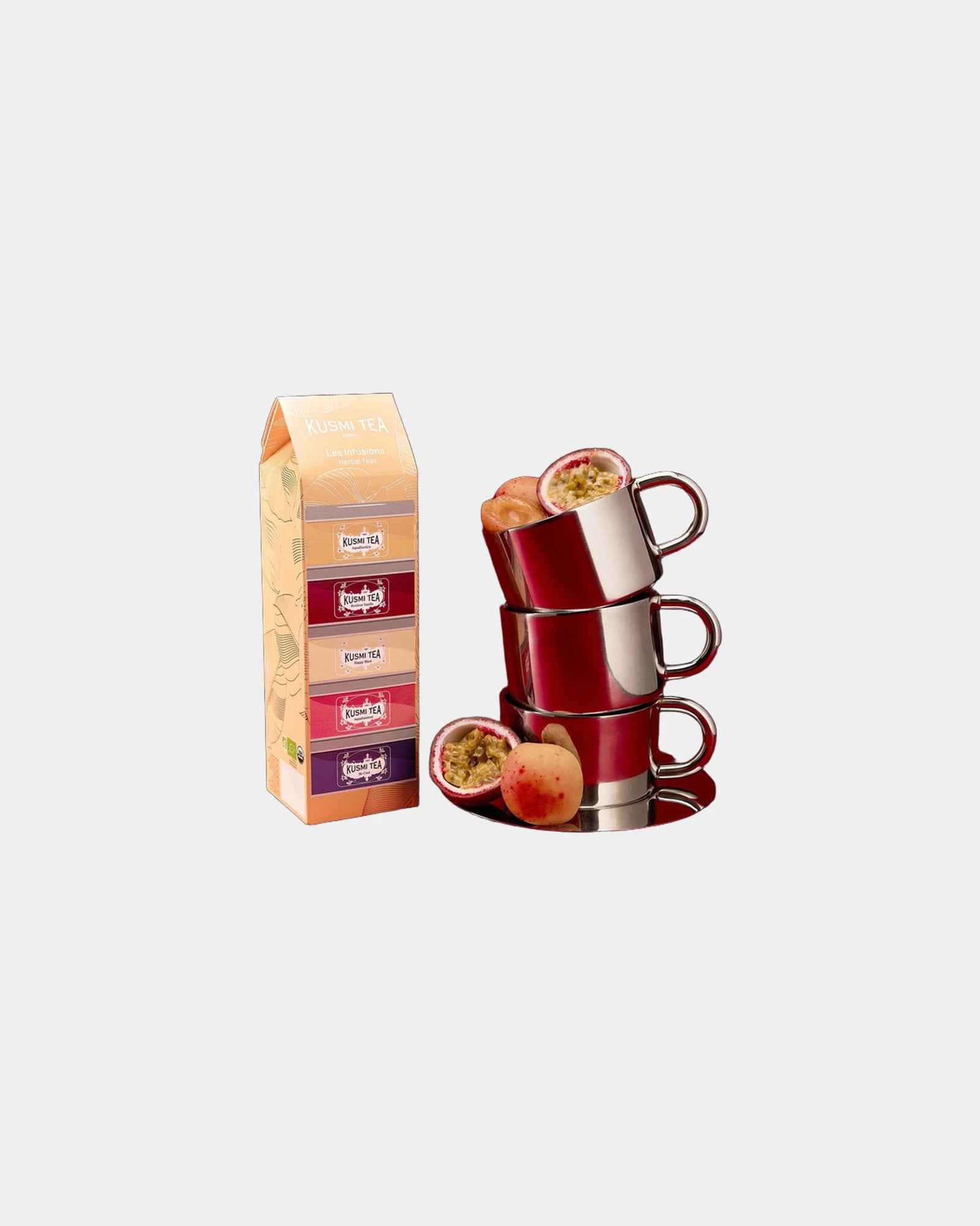 Teeset Kusmi Tea 5 Bio-Infusionen 100g zum Personalisieren - 3