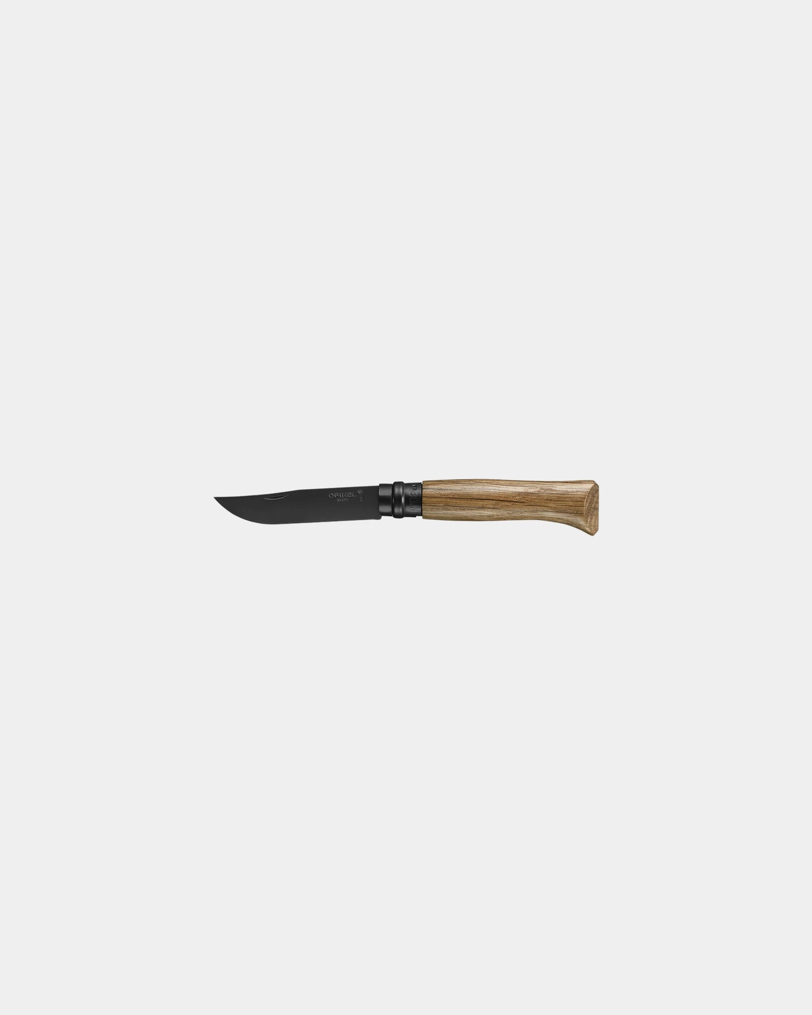 Küchenmesser Edelstahl Opinel N°08 Eiche Black zum Personalisieren - Beige