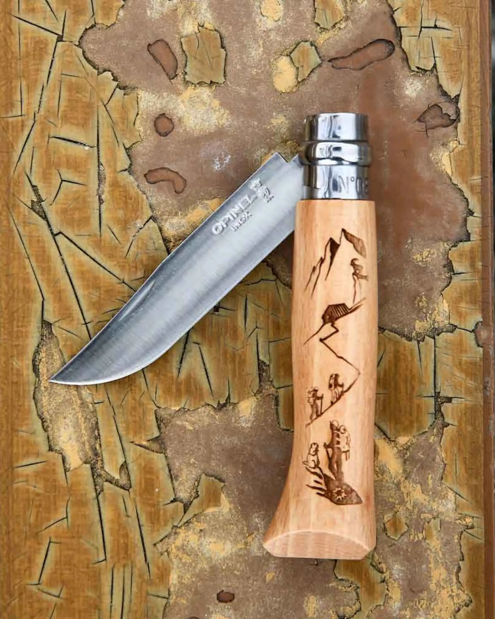 Messer Opinel N°08 Gravure Rando zum Personalisieren - 3
