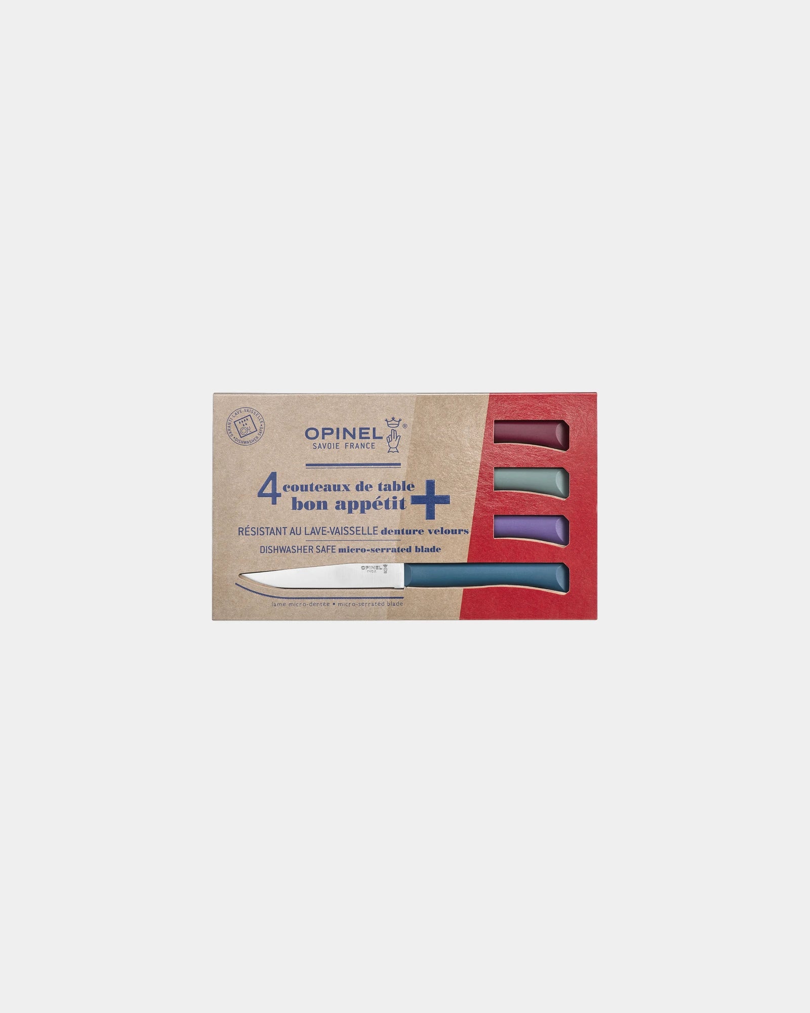 Tischmesser Opinel Guten Appetit + Glam zum Personalisieren - Blau
