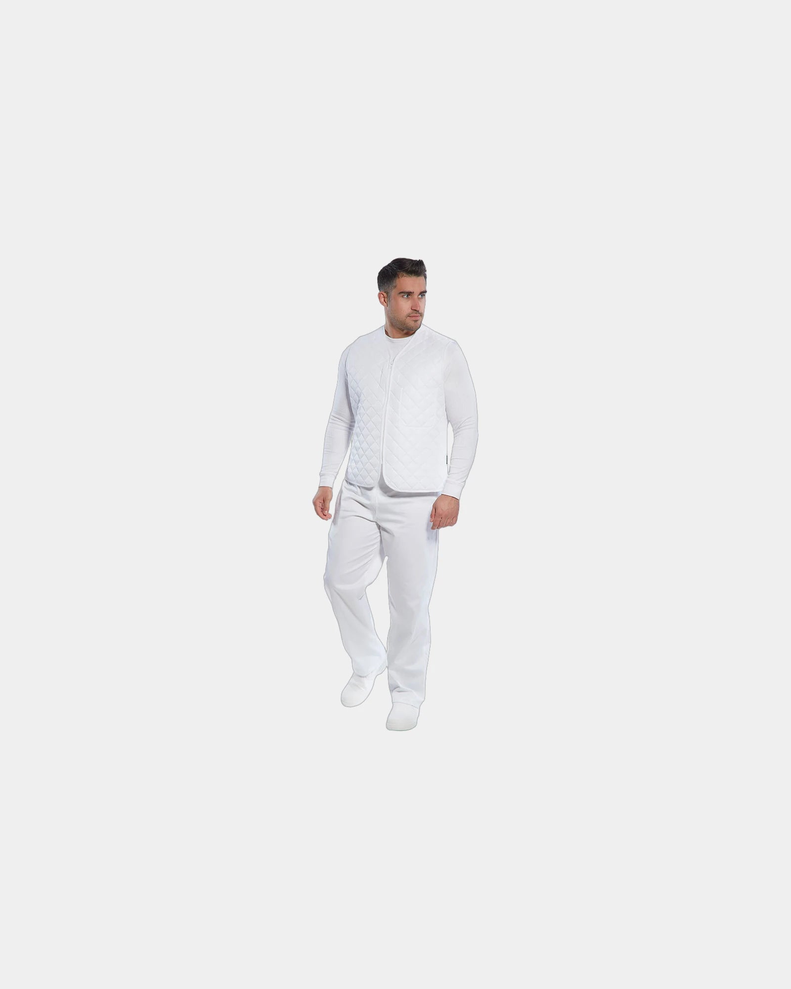 Bodywarmer für Industrie zum Personalisieren - Weiß