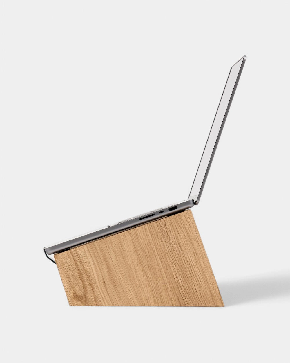 Personalisierbarer Laptopständer aus Holz - 3
