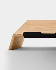 Personalisierbarer Laptopständer aus Holz - 5