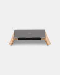 Personalisierbarer Laptopständer aus Holz - 7