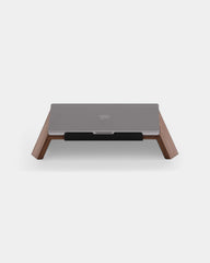 Personalisierbarer Laptopständer aus Holz - 9
