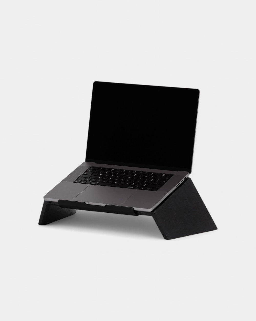 Personalisierbarer Laptopständer aus Holz - 15